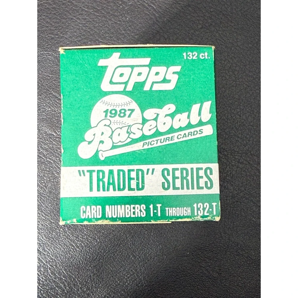 1987 Topps Baseball Traded Series Complete Set 132 Cards Sealed RC Box